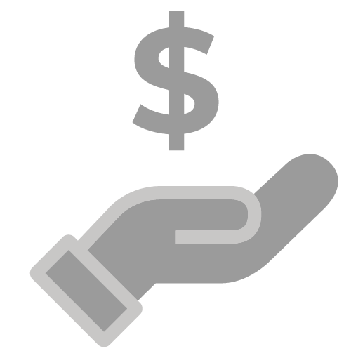 Zu sehen ist eine Grafik zu den Börsennews von Infos Unter, offene Hand und darüber Dollar Zeichen