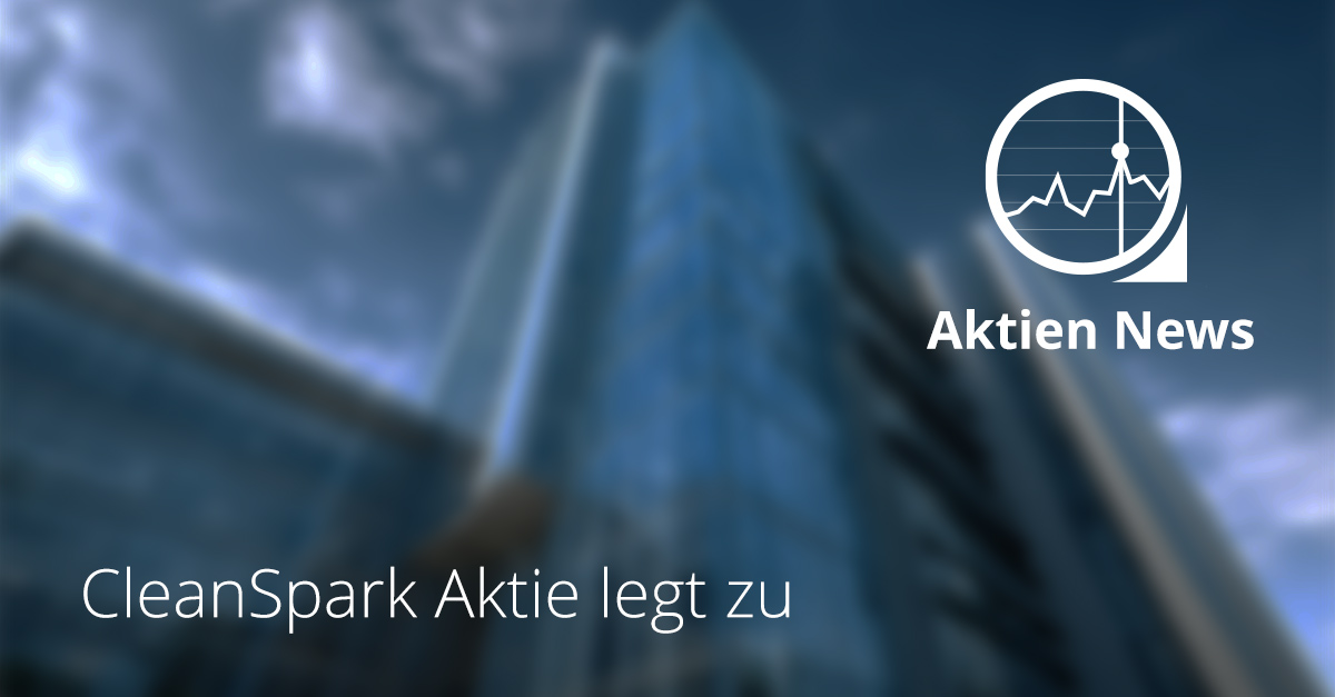 Glasfassade eines modernen Bürogebäudes als Symbol für den Erfolg von CleanSpark an der Börse