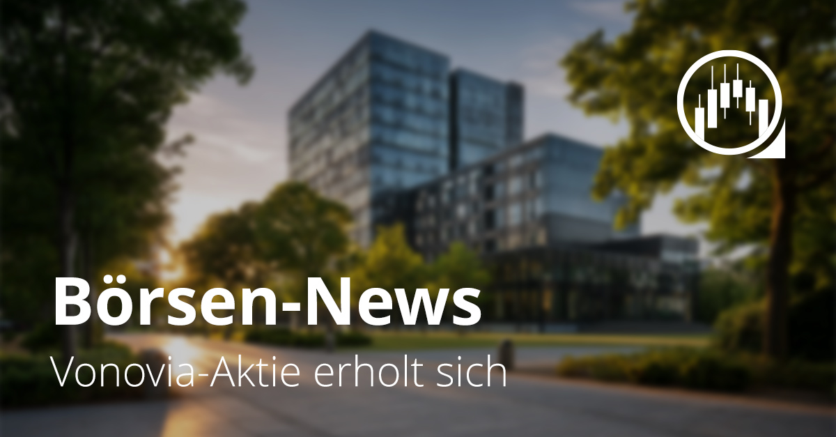 Modernes Vonovia-Gebäude in Bochum bei Sonnenaufgang, Symbolbild für steigende Vonovia-Aktie und positive Börsenentwicklung