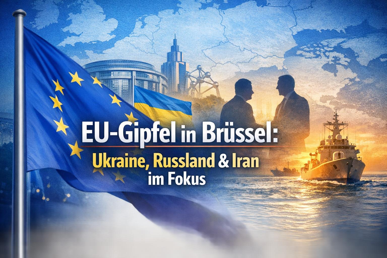 EU-Gipfel in Brüssel mit Fokus auf Ukraine-Beitritt, Russland-Verhandlungen und Iran-Konflikt