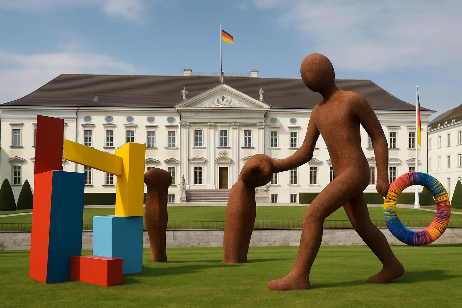 xnews_1x_8h_lx Schloss Bellevue wird vorübergehend zur Kunstgalerie