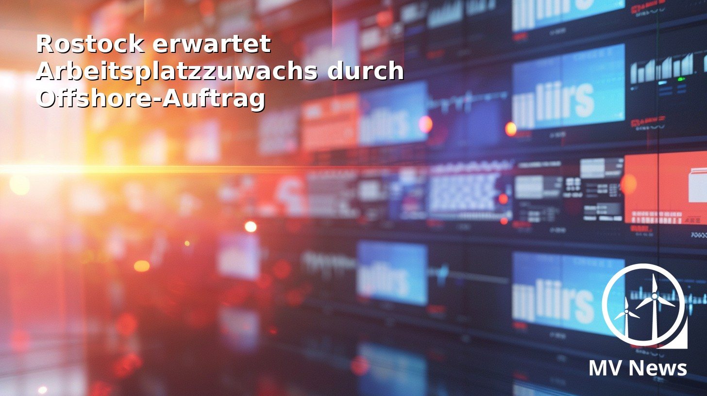 Rostock erwartet Arbeitsplatzzuwachs durch Offshore-Auftrag