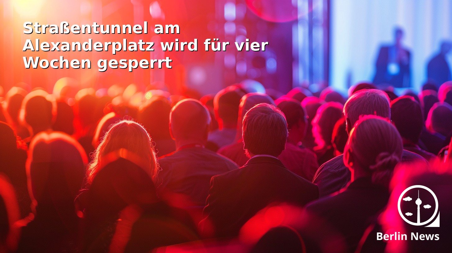 Straßentunnel am Alexanderplatz wird für vier Wochen gesperrt