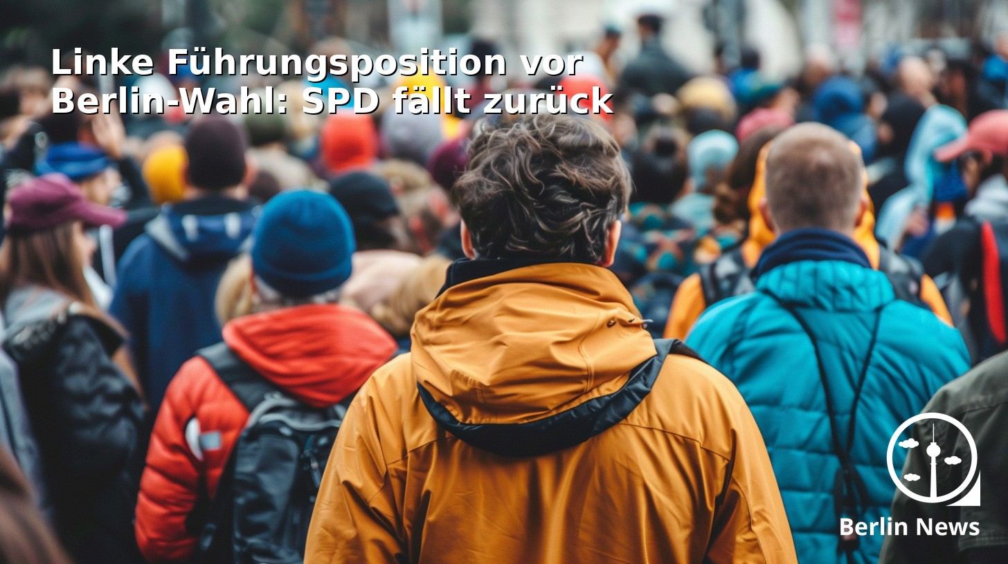 Linke Führungsposition vor Berlin-Wahl: SPD fällt zurück Linke Führungsposition vor Berlin-Wahl: SPD fällt zurück