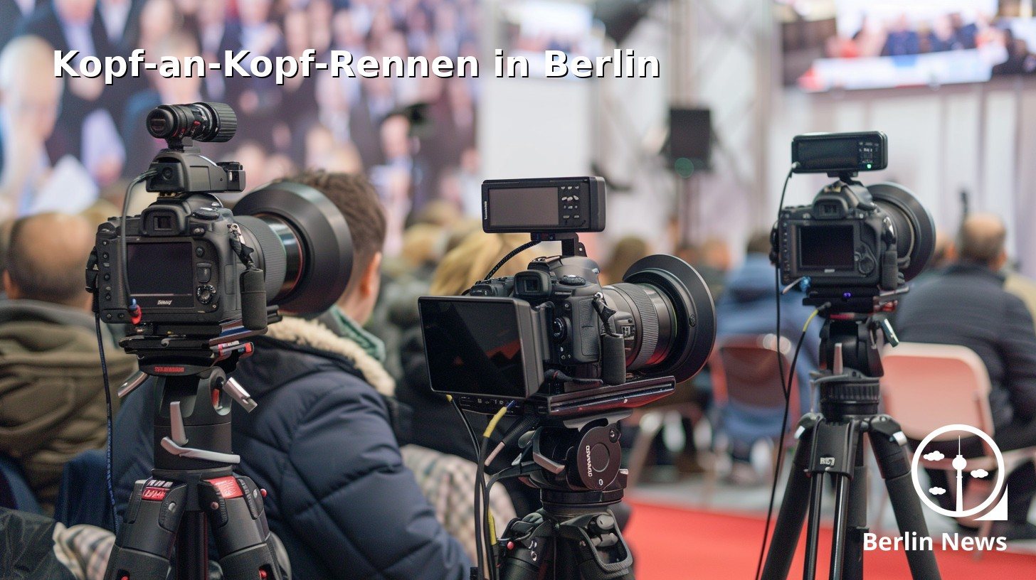 Neue Umfrage: CDU knapp vor Linken vor Berlin-Wahl