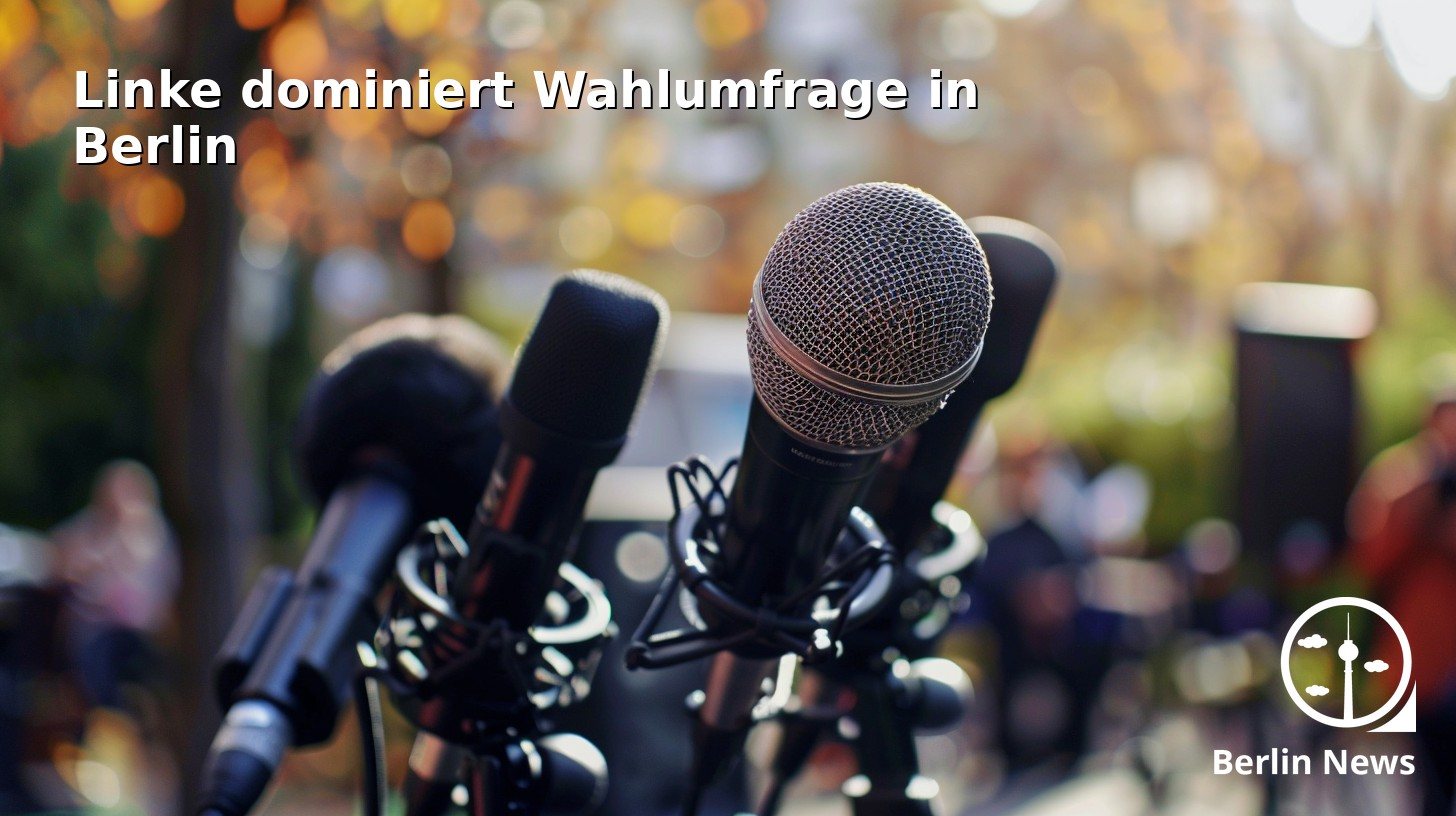 Linke in Berlin führt Umfrage deutlich vor der Wahl