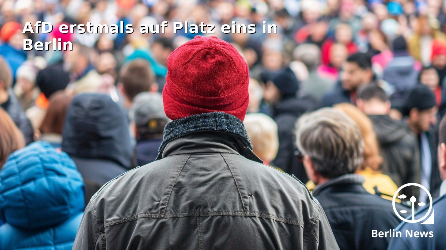 AfD führt in neuer Umfrage vor Abgeordnetenhauswahl in Berlin