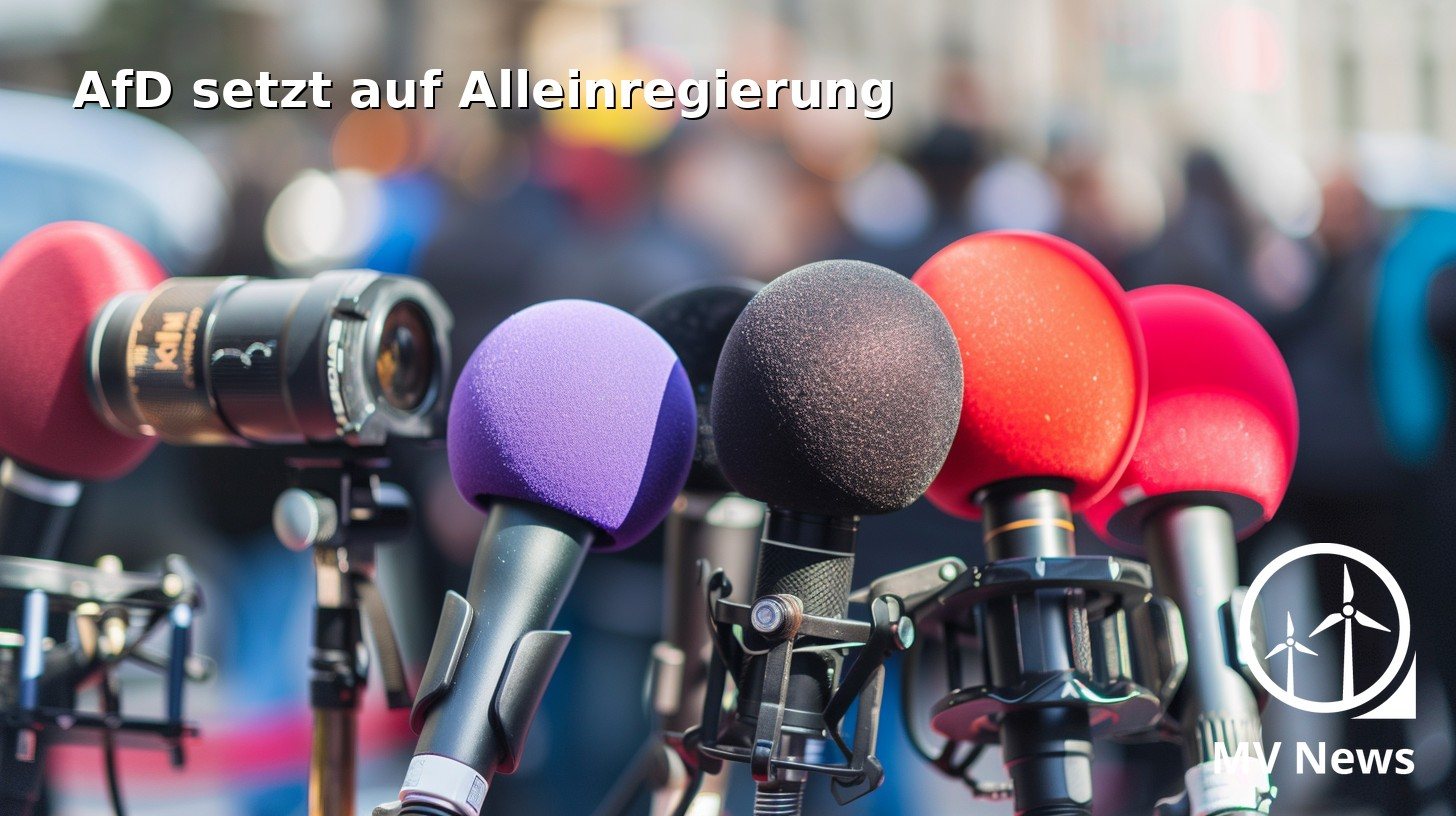 AfD in MV strebt Alleinregierung nach Landtagswahl an